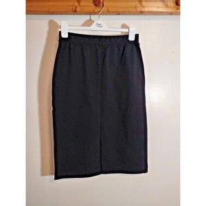Uniqlo Women's L Black Skirt A Line Stretch Performance Basic Workwear NWT